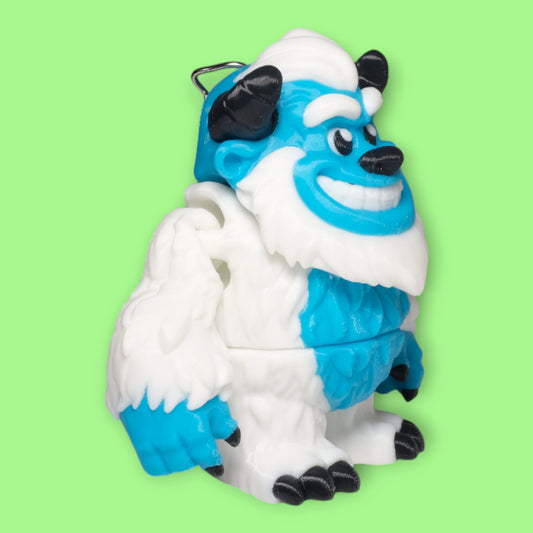 Hareketli Yeti Kar Canavarı Anahtarlık - 5'li