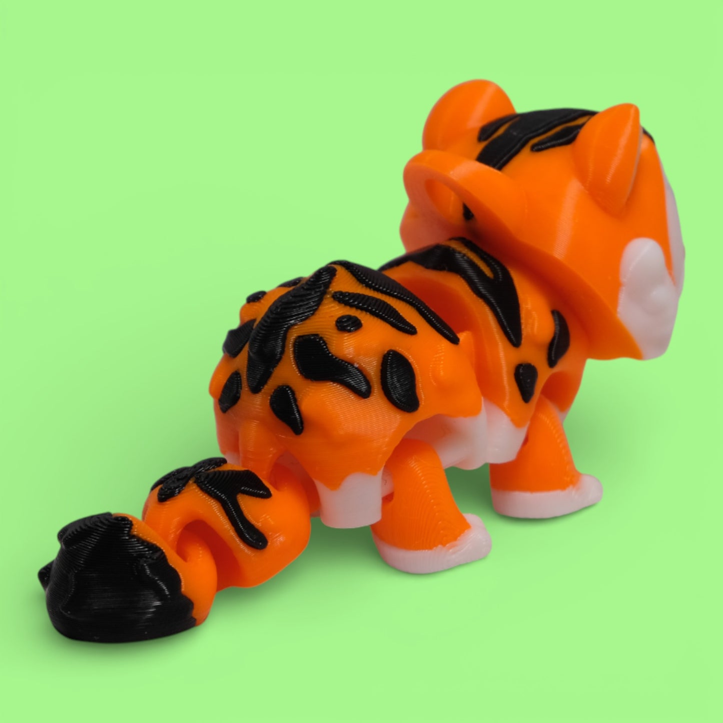 Hareketli Yavru Kaplan Anahtarlık - 10'lu