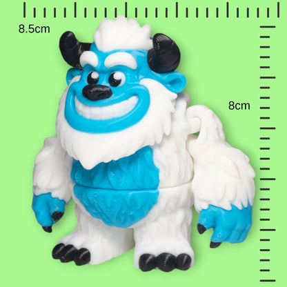 Hareketli Yeti Kar Canavarı Anahtarlık - 5'li