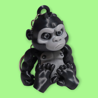 Hareketli Goril Anahtarlık - 5'li
