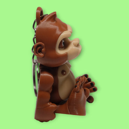 Hareketli Goril Anahtarlık - 5'li