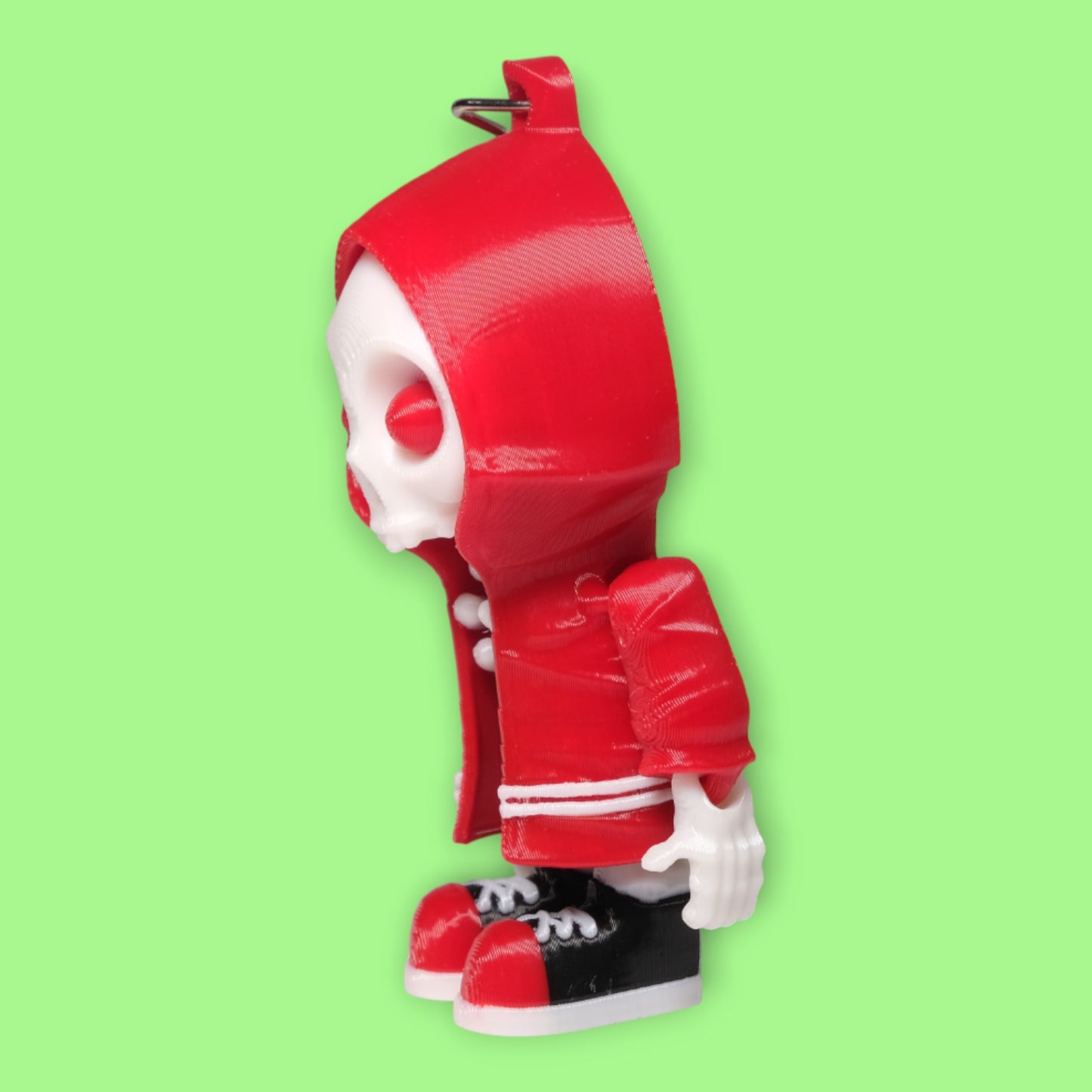 Hareketli Hoodie'li İskelet Anahtarlık - 5'li