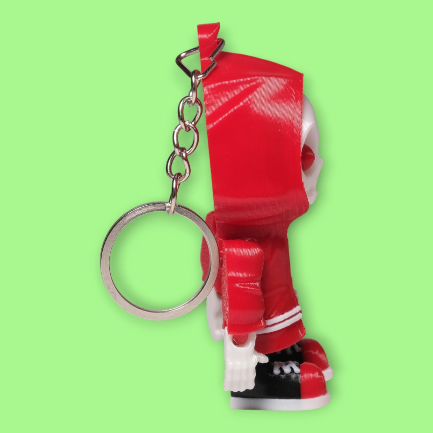 Hareketli Hoodie'li İskelet Anahtarlık - 5'li