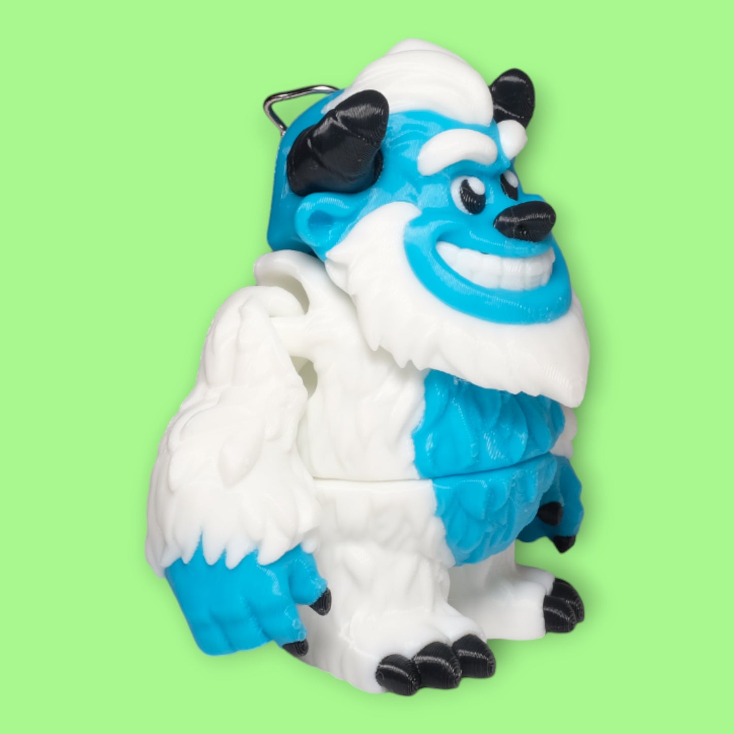 Hareketli Yeti Kar Canavarı Anahtarlık - 5'li