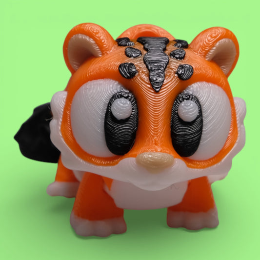 Hareketli Yavru Kaplan Anahtarlık - 10'lu