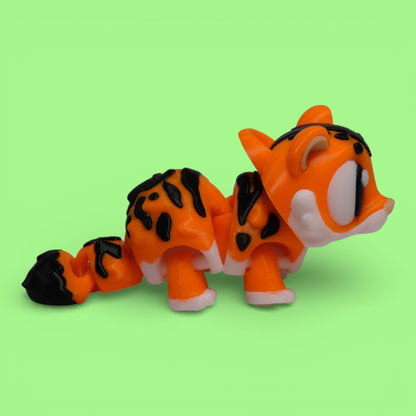 Hareketli Yavru Kaplan Anahtarlık - 10'lu