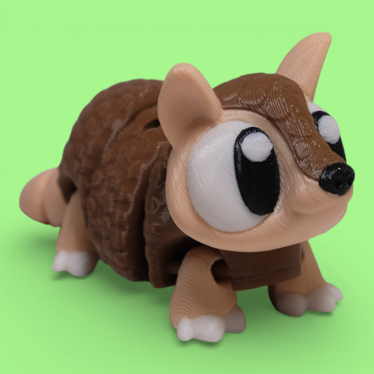 Hareketli Armadillo Anahtarlık - 10'lu