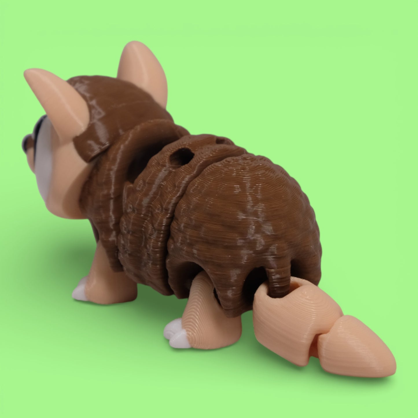 Hareketli Armadillo Anahtarlık - 10'lu