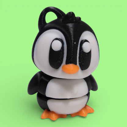 Hareketli Penguen Anahtarlık - 10'lu