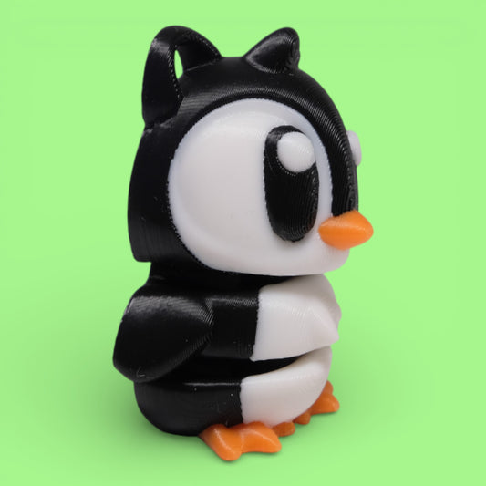 Hareketli Penguen Anahtarlık - 10'lu